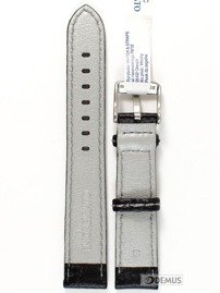 Pasek wodoodporny karbonowy do zegarka - Morellato U3586977891 18 mm czarny