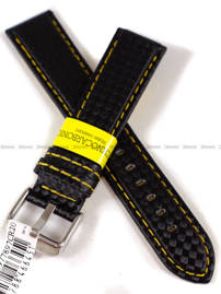 Pasek wodoodporny karbonowy do zegarka - Morellato U3586977897 20mm czarny