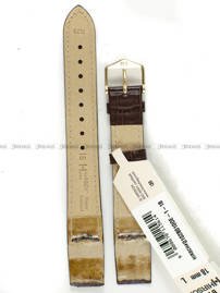 Pasek zaczepowy klejony skórzany do zegarka - Hirsch Duke 01028010OE-1-18 - 18 mm