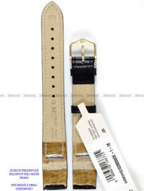 Pasek zaczepowy klejony skórzany do zegarka - Hirsch Duke 01028050OE-1-20 - 20 mm